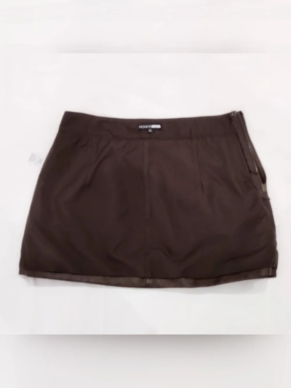 Fashion Nova Sz M  Chocolate Brown Mini Skirt